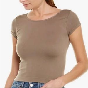 Free People Cap Sleeve Seamless Cami